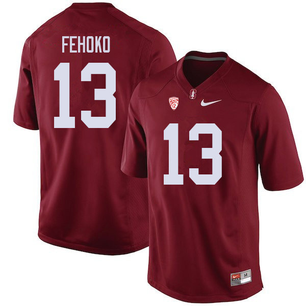 Men #13 Simi Fehoko Stanford Cardinal College Football Jerseys Sale-Cardinal